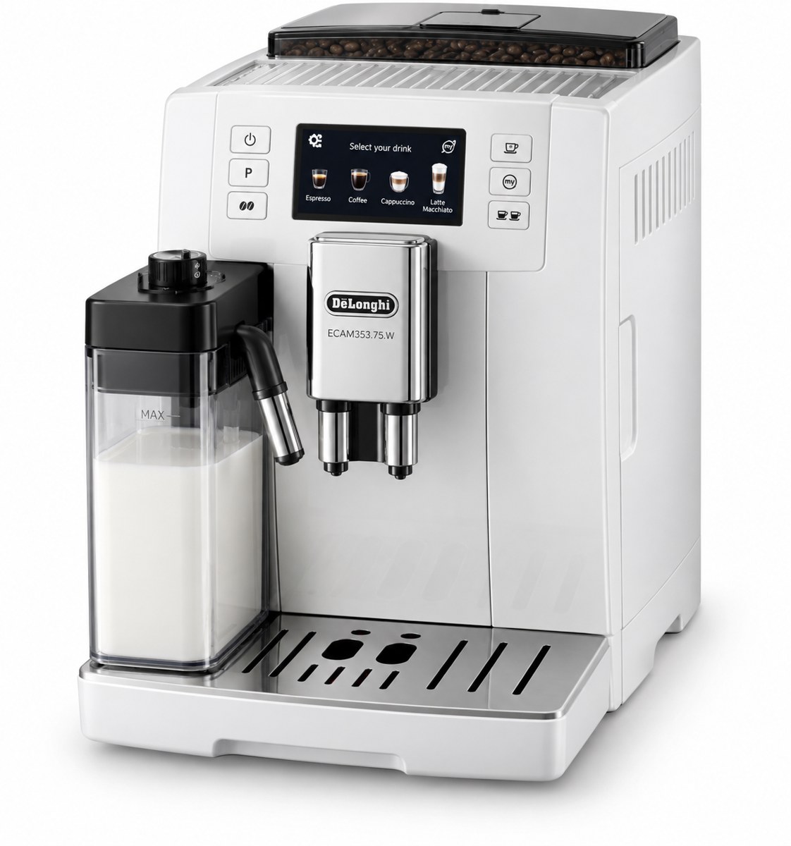 Produktillustration af De’Longhi Dinamica ECAM353.75.W
