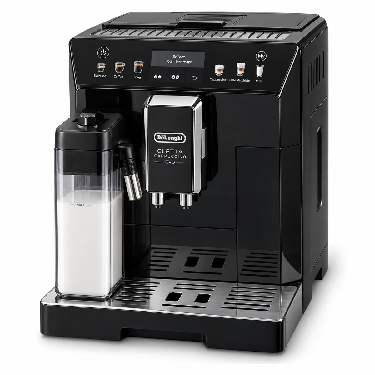 Produktillustration af De’Longhi Eletta Cappuccino Evo ECAM46.860.B