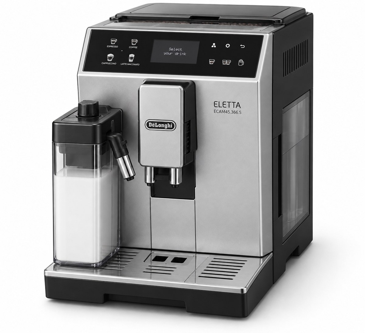 Produktillustration af De’Longhi Eletta ECAM45.366.S