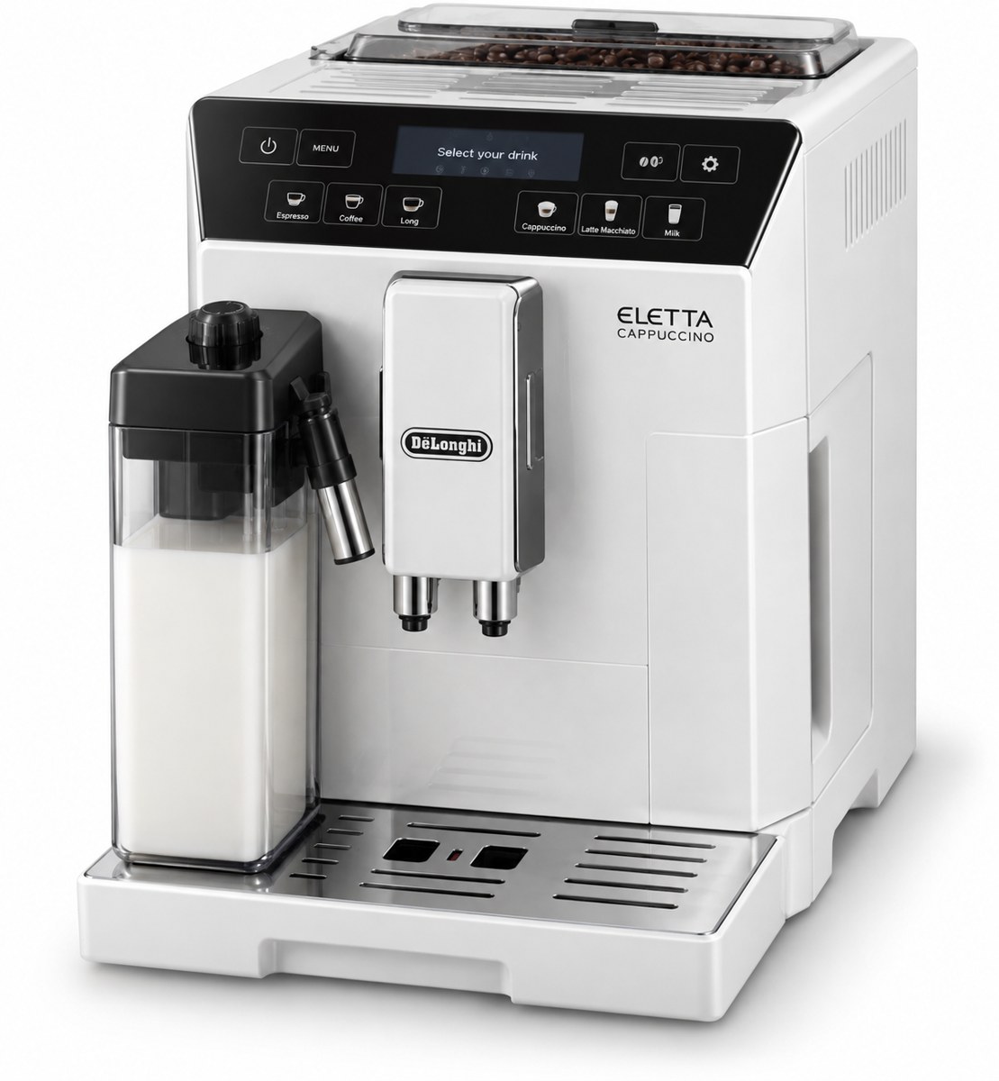 Produktillustration af De’Longhi Eletta ECAM45.366.W