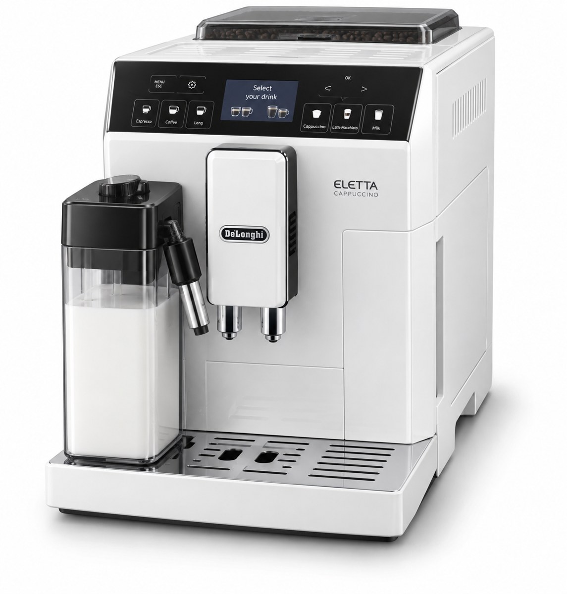 Produktillustration af De’Longhi Eletta ECAM45.760.W