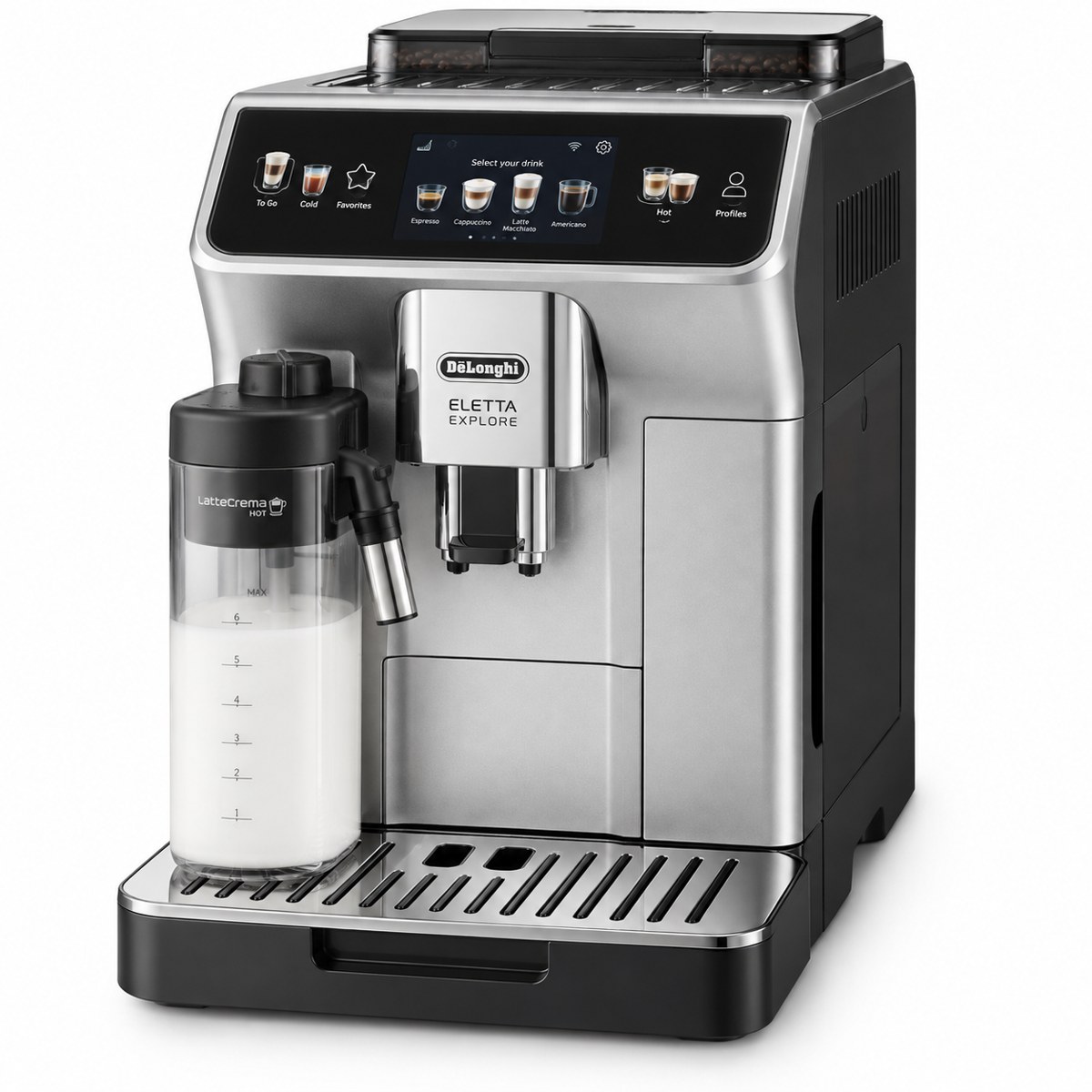 Produktillustration af De’Longhi Eletta Explore ECAM450.55.S