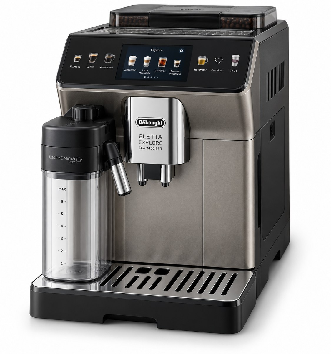 Produktillustration af De’Longhi Eletta Explore ECAM450.86.T EX:4