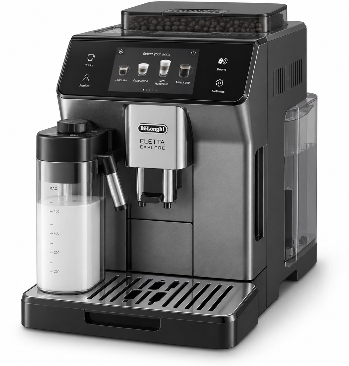 Produktillustration af De’Longhi Eletta Explore ECAM45055G