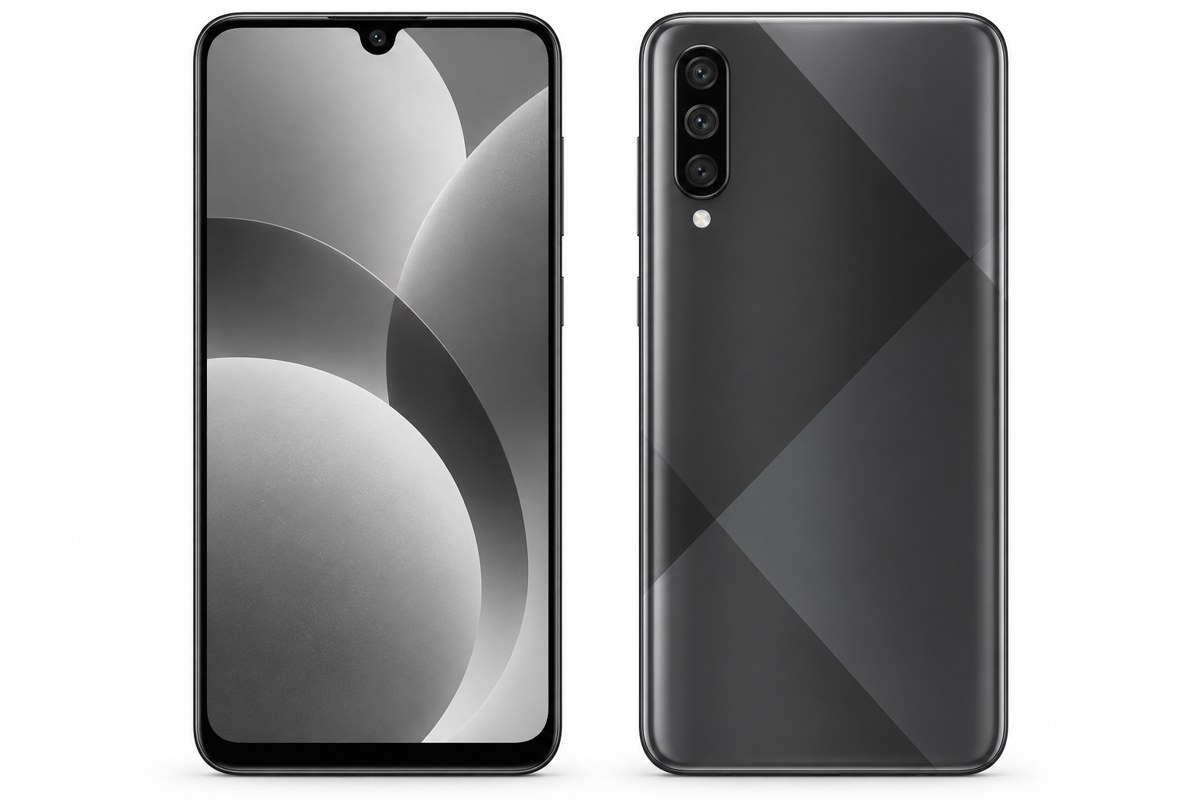 Produktillustration af Samsung Galaxy A70s