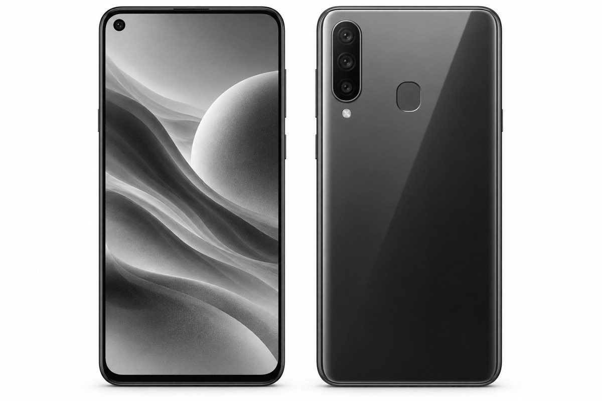 Produktillustration af Samsung Galaxy A8s