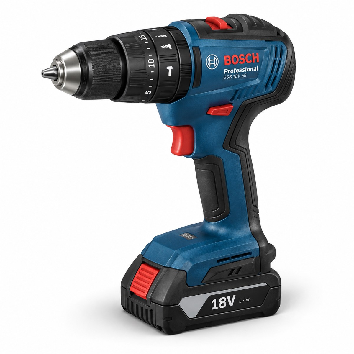 Produktillustration af Bosch GSB 18V-55