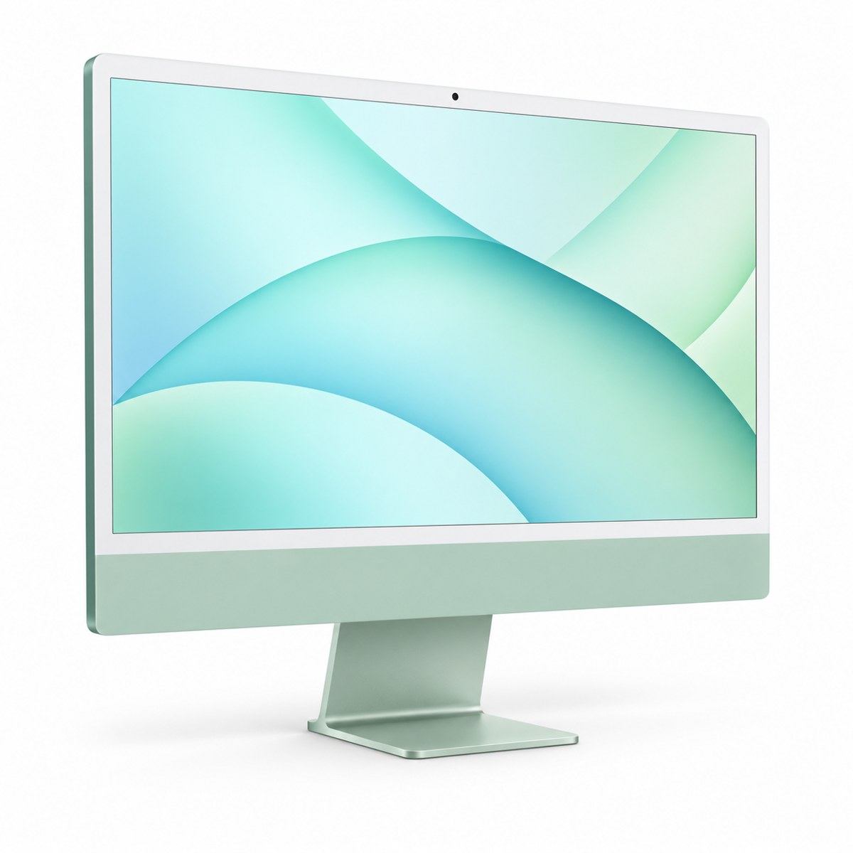 Produktillustration af iMac (24″, M1, 2021, fire porte)