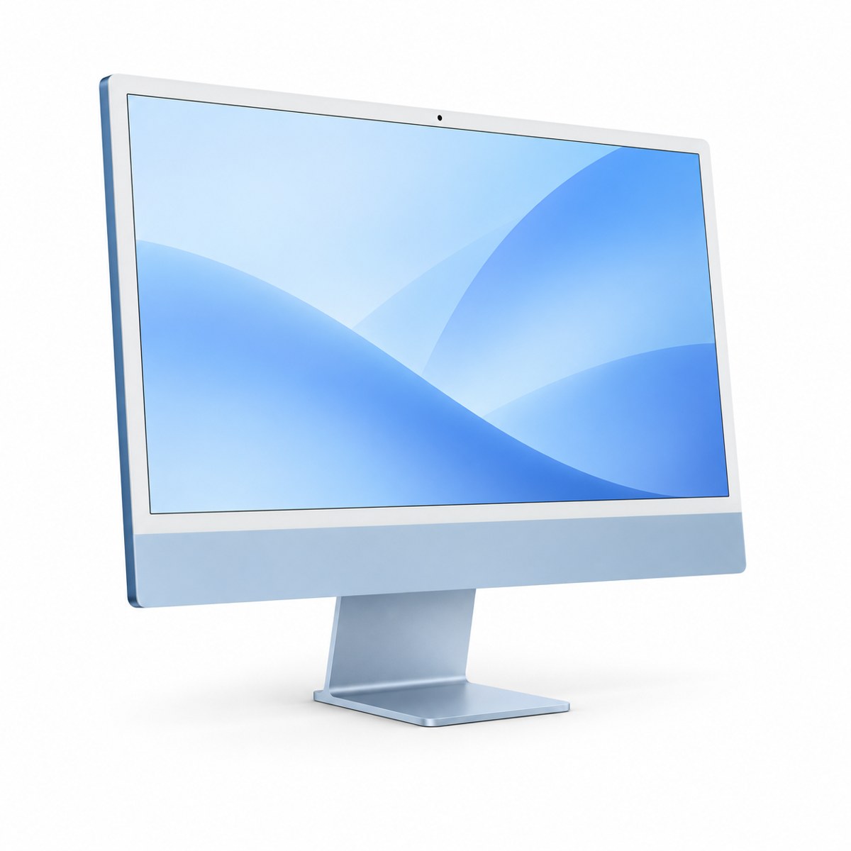 Produktillustration af iMac (24″, M1, 2021, to porte)