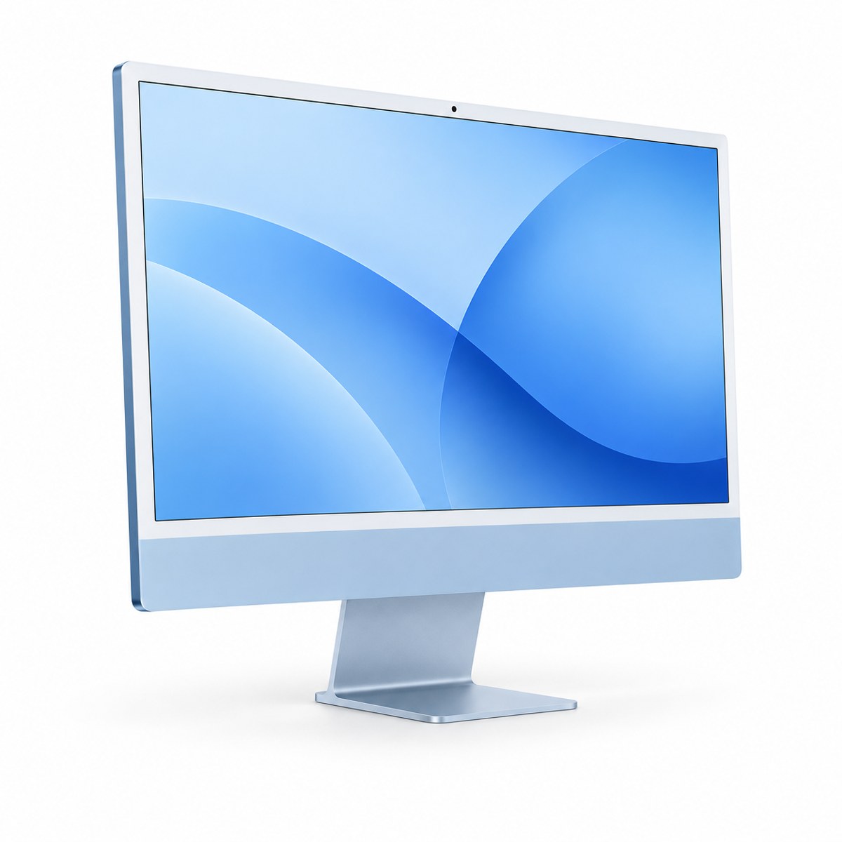 Produktillustration af iMac (24″, M3, 2023, to porte)