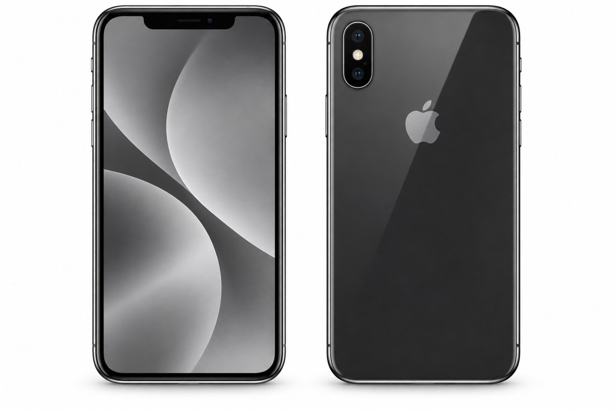 Produktillustration af Apple iPhone X