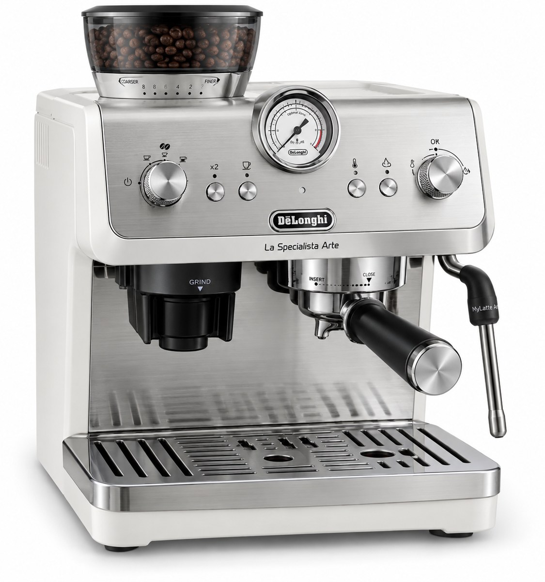 Produktillustration af De’Longhi La Specialista Arte EC9155.W EX:2