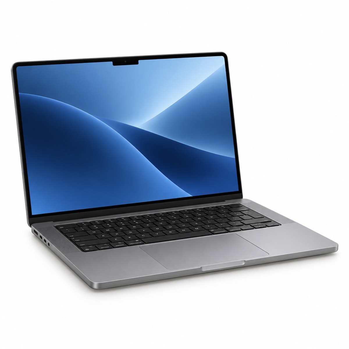 Produktillustration af MacBook Pro (14″, M3 Pro eller M3 Max, november 2023)