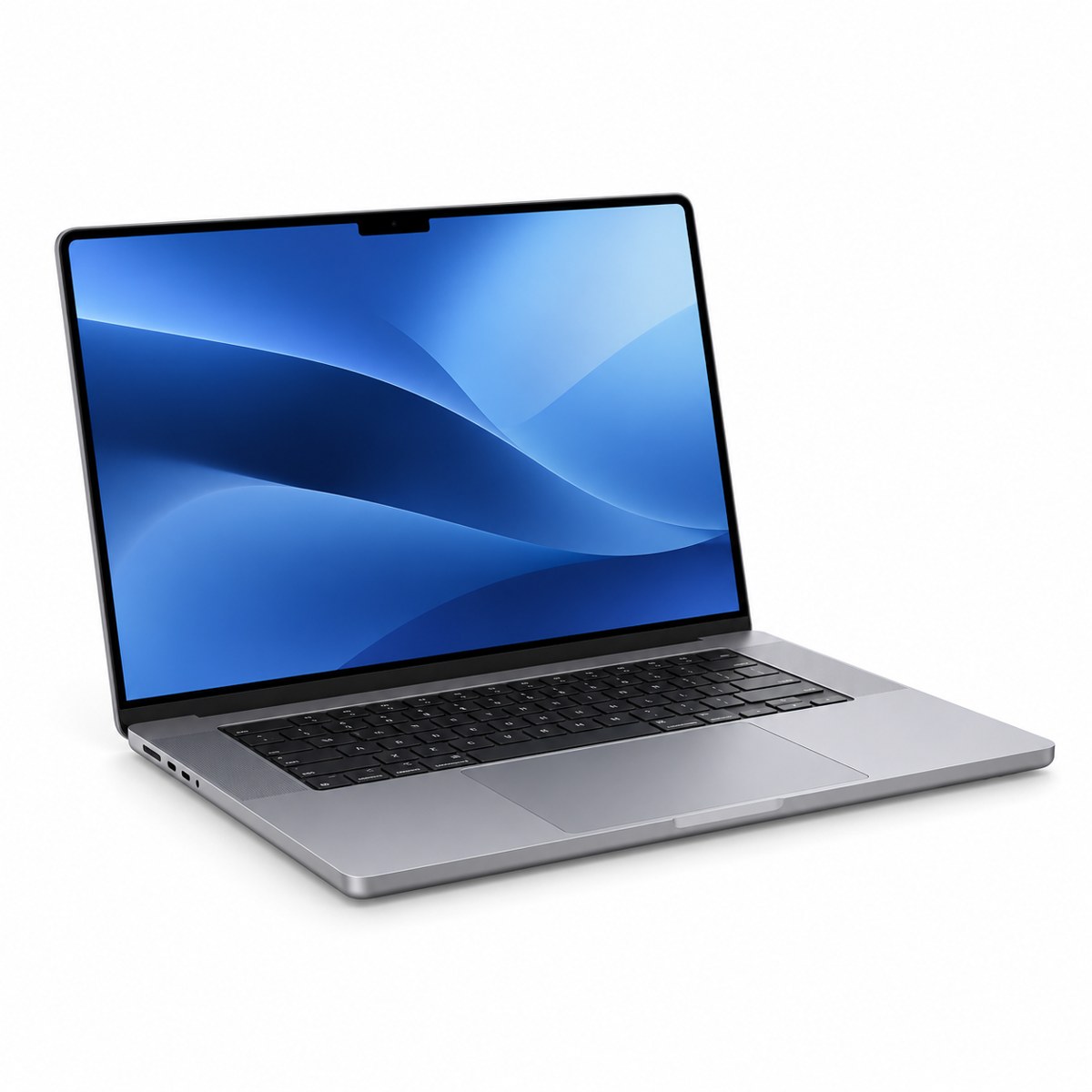 Produktillustration af MacBook Pro (16″, M5 Pro eller M5 Max, 2026)
