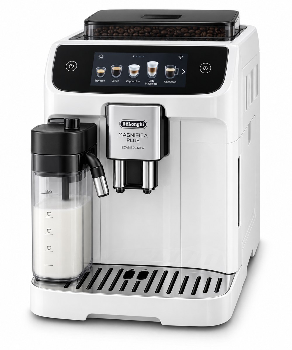 Produktillustration af De’Longhi Magnifica Plus ECAM320.60.W
