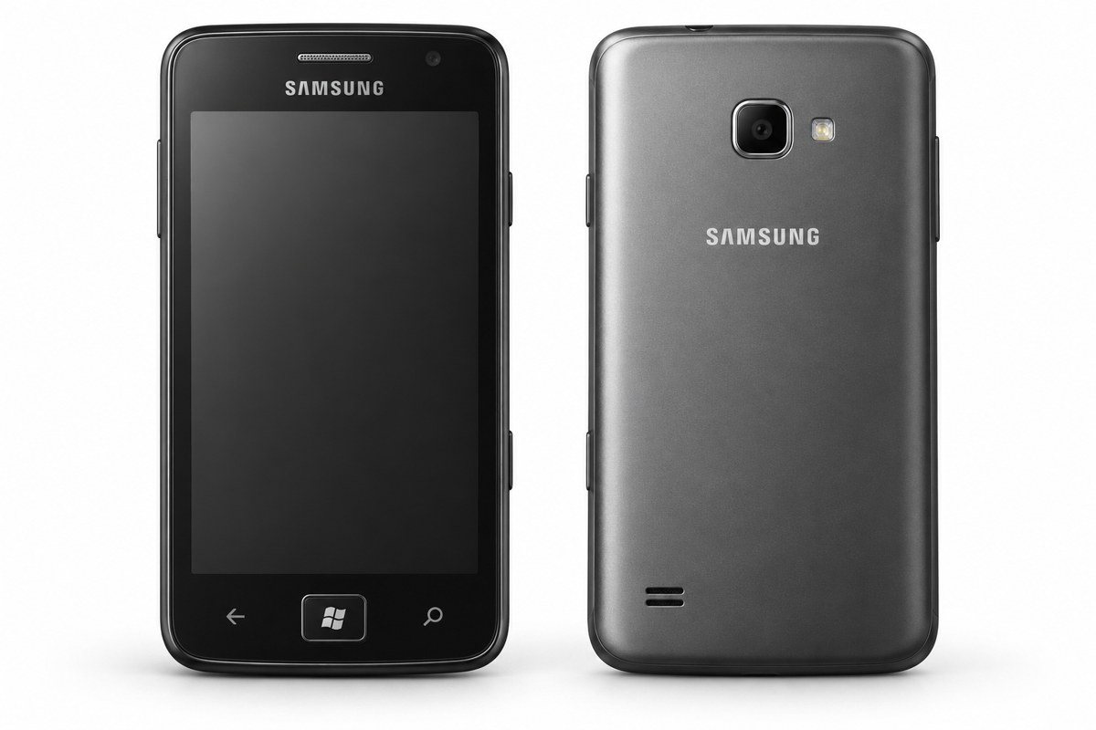 Produktillustration af Samsung Omnia W